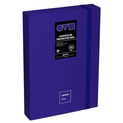 Grafoplás Grafoplas Arkivmapp för projekt Lomo 5 cm Foliostorlek Hårt omslag PolyFoam Robust och ultralätt Blå färg Minimal Uniqual Collection Perfekt för skoldokument Grafoplás Grafoplas Arkivmapp för projekt Lomo 5 cm Foliostorlek Hårt omslag PolyFoam Robust och ultralätt Blå färg Minimal Uniqual Collection Perfekt för skoldokument