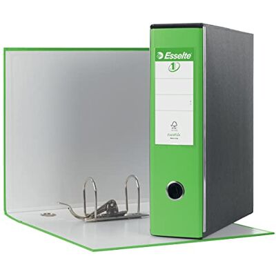 Esselte Eurofile pärmar med spakmekanism och fodral Dorso 8 cm Verde Vivida Esselte Eurofile pärmar med spakmekanism och fodral Dorso 8 cm Verde Vivida