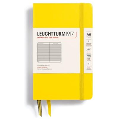 LEUCHTTURM1917 Notes Pocket w linie cytrynowy 344794 LEUCHTTURM1917 Notes Pocket w linie cytrynowy 344794
