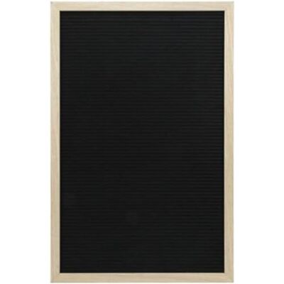 Securit whiteboard med bokstäver 40 x 60 cm av naturligt trä och filt – består av 360 bokstäver, siffror, symboler och en väggmonteringssats Securit whiteboard med bokstäver 40 x 60 cm av naturligt trä och filt – består av 360 bokstäver, siffror, symboler och en väggmonteringssats