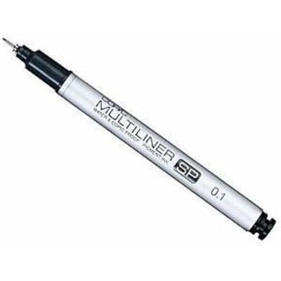 Copic Multiliner SP svart pigment bläckmarkör SP 0,1 mm, för konst och hantverk, färgning, grafik, highlighter, design, anime, professionella och nybörjare, konsttillbehör och målarböcker Copic Multiliner SP svart pigment bläckmarkör SP 0,1 mm, för konst och hantverk, färgning, grafik, highlighter, design, anime, professionella och nybörjare, konsttillbehör och målarböcker