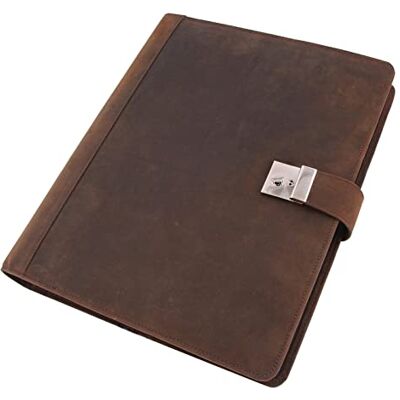 Roberto Romano 48217 – dokumentmapp DIN A4 med lås, arrangör med 6 fack, mötesmapp av hunter läder, mapp med ringmekanik, presentationsmapp ca 36 x 28 x 4,5 cm, grå Roberto Romano 48217 – dokumentmapp DIN A4 med lås, arrangör med 6 fack, mötesmapp av hunter läder, mapp med ringmekanik, presentationsmapp ca 36 x 28 x 4,5 cm, grå