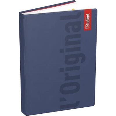 L'ÉTUDIANT L'ETUDIANT Original skoldagbok augusti 2023 augusti 2024 dagboksformat 15 x 20 cm 352 p marinblått PVC-gummiskydd L'ÉTUDIANT L'ETUDIANT Original skoldagbok augusti 2023 augusti 2024 dagboksformat 15 x 20 cm 352 p marinblått PVC-gummiskydd