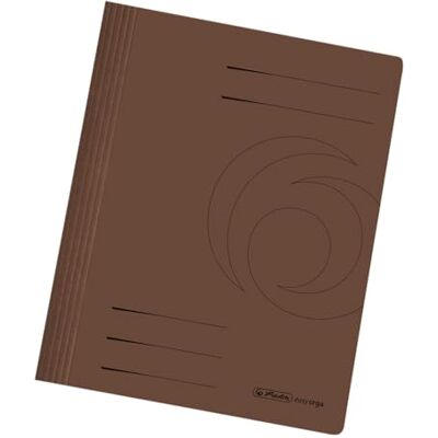 herlitz 10900223 mapp A4 kartong vikt brun intensiv förpackning med 10 herlitz 10900223 mapp A4 kartong vikt brun intensiv förpackning med 10