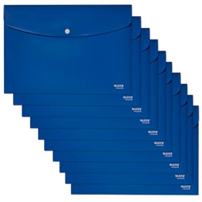 Leitz L:Document Wallet Recycle A4 PP-blå Leitz L:Document Wallet Recycle A4 PP-blå