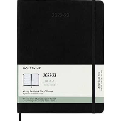 Moleskine Planner 2022/2023, Svart, 19 x 25 cm Moleskine Planner 2022/2023, Svart, 19 x 25 cm