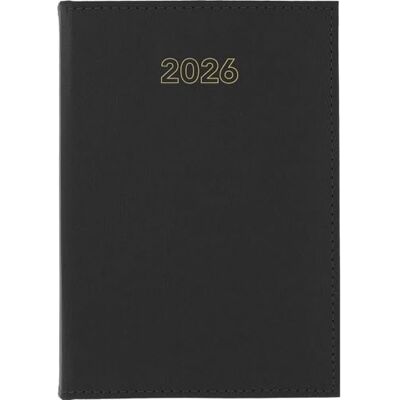 Grafoplás Grafoplas Agenda 2026 vecka Vista, Zürich, 24 x 16,5 cm, svart, spanskt, vadderat lock, FSC-certifierad, 120 sidor 70 g, inklusive läspunkt, planering och kalender 3 år Grafoplás Grafoplas Agenda 2026 vecka Vista, Zürich, 24 x 16,5 cm, svart, spanskt, vadderat lock, FSC-certifierad, 120 sidor 70 g, inklusive läspunkt, planering och kalender 3 år