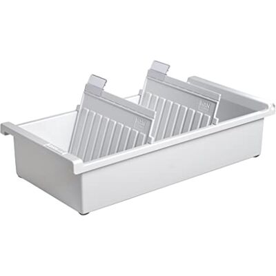 HAN 956-0-11, kortindexbricka A6 landskap. Innovativ, attraktiv design rymmer 1 300 kort, levereras med 2 stödplattor med tydliga filklämmor, ljusgrå HAN 956-0-11, kortindexbricka A6 landskap. Innovativ, attraktiv design rymmer 1 300 kort, levereras med 2 stödplattor med tydliga filklämmor, ljusgrå