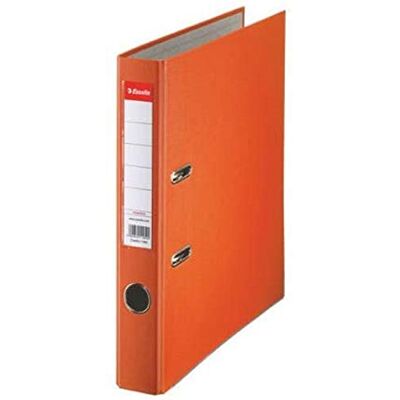 Esselte A4 spakbågsfil, orange, 52 mm ryggrad, plast, förpackning med 25, 81171 Esselte A4 spakbågsfil, orange, 52 mm ryggrad, plast, förpackning med 25, 81171