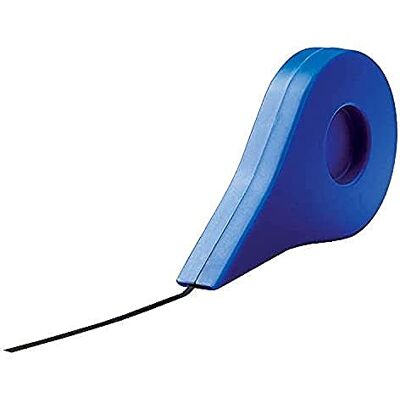 Nobo TS-250164 Självhäftande gallertejp i blå dispenser, 3 mm x 10 m, svart Nobo TS-250164 Självhäftande gallertejp i blå dispenser, 3 mm x 10 m, svart