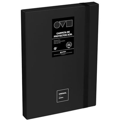 Grafoplás Grafoplas Arkivmapp för projekt Ryggen 3 cm Foliostorlek Hårt omslag Polyfoam Robust och ultralätt Svart färg Minimal Uniqual Collection Perfekt för skoldokument Grafoplás Grafoplas Arkivmapp för projekt Ryggen 3 cm Foliostorlek Hårt omslag Polyfoam Robust och ultralätt Svart färg Minimal Uniqual Collection Perfekt för skoldokument