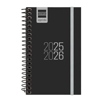Finocam Espir Course Agenda 2025 2026 vecka horisontell vy september 2025- augusti 2026 (12 månader) svart katalansk Finocam Espir Course Agenda 2025 2026 vecka horisontell vy september 2025- augusti 2026 (12 månader) svart katalansk
