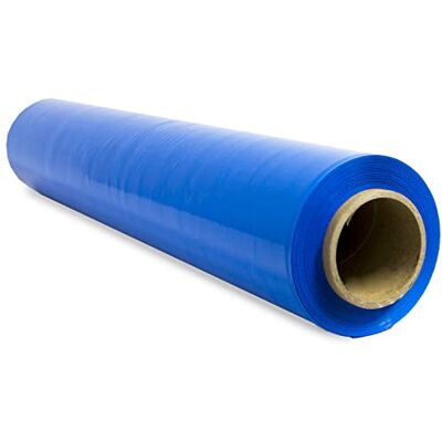 Global Förpackningsfilm, blå film, filmpapper, plastrulle, möbelskydd, flyttlådor, plastöverdrag 50 cm x 300 m sträckbar SIDI (1 st, blå) Global Förpackningsfilm, blå film, filmpapper, plastrulle, möbelskydd, flyttlådor, plastöverdrag 50 cm x 300 m sträckbar SIDI (1 st, blå)
