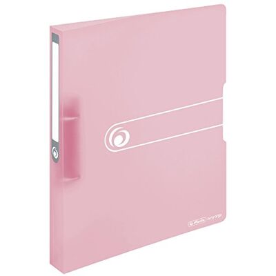 herlitz 11409026 ringpärm, A4, 2 ringar, 25 mm, PP-folie ros, transparent herlitz 11409026 ringpärm, A4, 2 ringar, 25 mm, PP-folie ros, transparent
