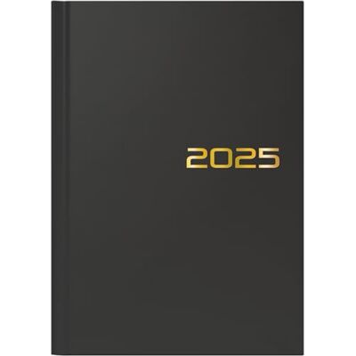 BRUNNEN Bokkalender modell 796 (2025), 2 sidor = 1 vecka, A5, 128 sidor, balacronomslag, svart BRUNNEN Bokkalender modell 796 (2025), 2 sidor = 1 vecka, A5, 128 sidor, balacronomslag, svart