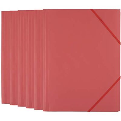 D.RECT Gummimapp A4 röd 6-pack av PP-plast dokumentmapp AVR D.RECT Gummimapp A4 röd 6-pack av PP-plast dokumentmapp AVR