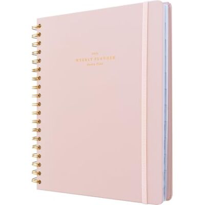 Kokonote dagbok 2024-2025, Dusty Pink Skrivbordsplanerare 8,3 x 9,8 tum 21 x 25 cm Dagboksvecka, augusti 2024 december 2025 Klistermärken och flikar Kokonote dagbok 2024-2025, Dusty Pink Skrivbordsplanerare 8,3 x 9,8 tum 21 x 25 cm Dagboksvecka, augusti 2024 december 2025 Klistermärken och flikar