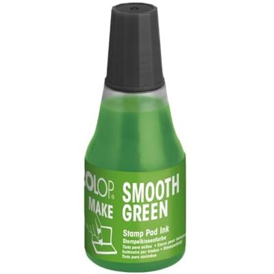 COLOP Påfyllningsfärg för MAKE stämpeldyna 25 ml slät grön COLOP Påfyllningsfärg för MAKE stämpeldyna 25 ml slät grön