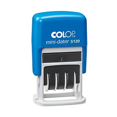 COLOP datumstämpel S120 datum i siffror internationell, 4 mm, 104686, teckenhöjd 4 mm blå COLOP datumstämpel S120 datum i siffror internationell, 4 mm, 104686, teckenhöjd 4 mm blå
