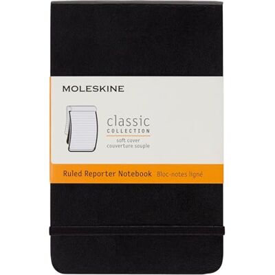 Moleskine Soft Cover Pocket Ruled Reporter Notebook Moleskine Soft Cover Pocket Ruled Reporter Notebook