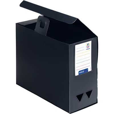 Viquel Maxi Doc Box fil polypropylen 120 mm rygg svart Viquel Maxi Doc Box fil polypropylen 120 mm rygg svart