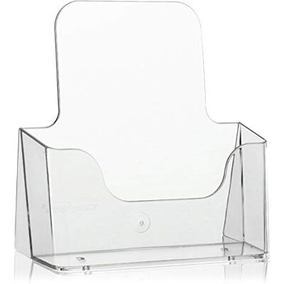 VITAdisplays VITAdiDisplay, 2 stycken broschyrstativ, flygstativ, broschyrhållare från VITAdiDisplays (transparent, DIN A5) VITAdisplays VITAdiDisplay, 2 stycken broschyrstativ, flygstativ, broschyrhållare från VITAdiDisplays (transparent, DIN A5)