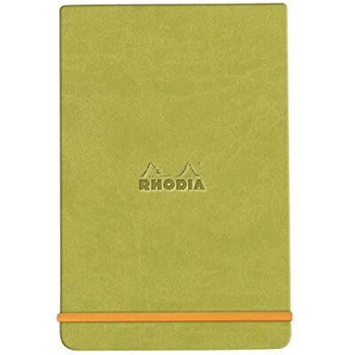 Rhodia 194353C Carnet Rigide Webnotepad Anis A6 Ligné 192 pages Détachables Papier Clairefontaine Ivoire 90 g/m Marque-Page, Fermeture Élastique Couverture Simili Cuir rama Rhodia 194353C Carnet Rigide Webnotepad Anis A6 Ligné 192 pages Détachables Papier Clairefontaine Ivoire 90 g/m Marque-Page, Fermeture Élastique Couverture Simili Cuir rama