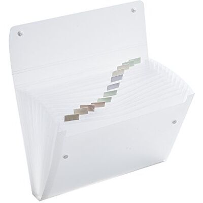 ARPAN A4 expanderande filmapp – klar 13 kil fickmapp – flersektionsmapp med knoppplånbok – dokumentplånbok mapp från (klar) ARPAN A4 expanderande filmapp – klar 13 kil fickmapp – flersektionsmapp med knoppplånbok – dokumentplånbok mapp från (klar)