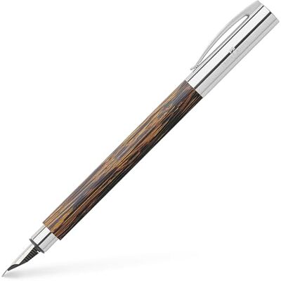 Faber-Castell 148173 – reservoarpenna AMBITION Cocos, fjäderbredd B, inkl. presentförpackning och omvandlare Faber-Castell 148173 – reservoarpenna AMBITION Cocos, fjäderbredd B, inkl. presentförpackning och omvandlare