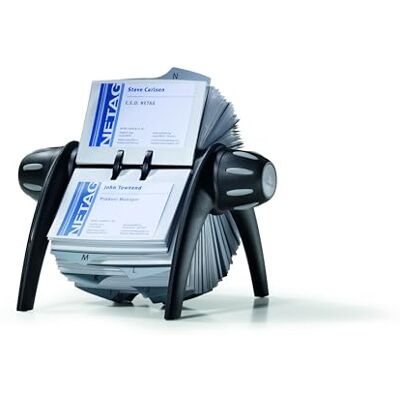 Durable 241701 Visitkortssnurra VISIFIX Flip, svart Durable 241701 Visitkortssnurra VISIFIX Flip, svart