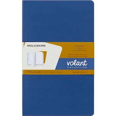 Moleskine Volant Journals Large Plain Anteckningsbok Forget.Blue Amber.Yellow Moleskine Volant Journals Large Plain Anteckningsbok Forget.Blue Amber.Yellow