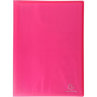 Exacompta 85365E 4-pack plastmapp kromalin av genomskinlig plast DIN A4 med 30 genomskinliga fodral, 60 visningar, perfekt för skola och kontor portfölj, broschyrer, röd Exacompta 85365E 4-pack plastmapp kromalin av genomskinlig plast DIN A4 med 30 genomskinliga fodral, 60 visningar, perfekt för skola och kontor portfölj, broschyrer, röd