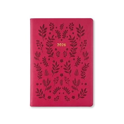 Letts of London Woodland A6 vecka att visa dagbok 2026 Rosa 26-082168 Letts of London Woodland A6 vecka att visa dagbok 2026 Rosa 26-082168