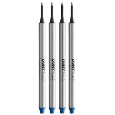 Lamy M66 Kulspetspenna uppsättning om 4 821 av metall i blå färg för kulspetspenna utan lock – linjebredd Lamy M66 Kulspetspenna uppsättning om 4 821 av metall i blå färg för kulspetspenna utan lock – linjebredd