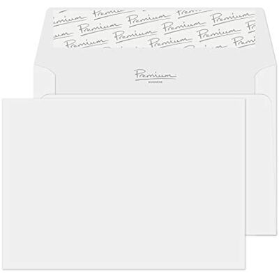 Blake Premium Business 114 x 162 mm 120 Gsm Plånbok Peel And Seal 37155 Strålande Vit Textur, Förpackning Med 500 Blake Premium Business 114 x 162 mm 120 Gsm Plånbok Peel And Seal 37155 Strålande Vit Textur, Förpackning Med 500