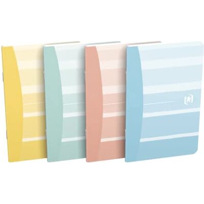 Oxford Anteckningsbok 9 x 14 cm, linjerad, GO Iconic, 30 ark, 4 färger, 10 stycken Oxford Anteckningsbok 9 x 14 cm, linjerad, GO Iconic, 30 ark, 4 färger, 10 stycken