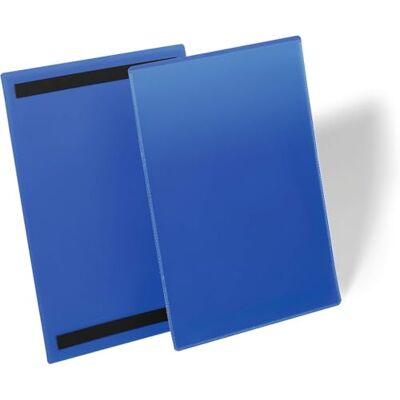 Durable 174407 Plastficka A4S magnetisk, mörkblå, 50 stycken Durable 174407 Plastficka A4S magnetisk, mörkblå, 50 stycken