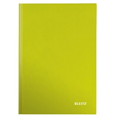 Leitz A4 anteckningsblock med hårt skydd, grön (80 ark, kvadratiskt papper, 90 gsm elfenbenspapper, Wow-område) Leitz A4 anteckningsblock med hårt skydd, grön (80 ark, kvadratiskt papper, 90 gsm elfenbenspapper, Wow-område)