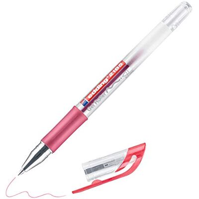 edding 2185 Gelpenna – röd – 1 penna – 0,7 mm – gelpennor för skrivning, målning, mandala, bulletjournal – gelpennor, gelmålpennor edding 2185 Gelpenna – röd – 1 penna – 0,7 mm – gelpennor för skrivning, målning, mandala, bulletjournal – gelpennor, gelmålpennor