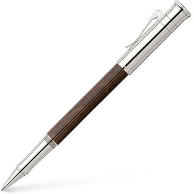 Graf von Faber-Castell Classic Platinum Plated Rollerball Pen – Ebony Rollerball Pen Grenadilla Graf von Faber-Castell Classic Platinum Plated Rollerball Pen – Ebony Rollerball Pen Grenadilla