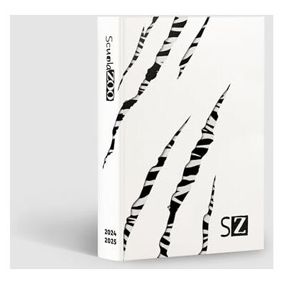 ScuolaZoo School dagbok 2024–2025 med memes och klistermärken, med 6 omslag och 2 storlekar (Vit/Zebra 11 x 15 cm) ScuolaZoo School dagbok 2024–2025 med memes och klistermärken, med 6 omslag och 2 storlekar (Vit/Zebra 11 x 15 cm)