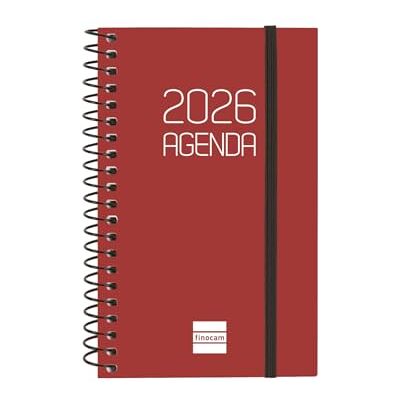 Finocam Kalender med DuoBand 2026 Anteckningsblock Vecka Horisontell Januari 2026 december 2026 (12 månader) svart spansk Finocam Kalender med DuoBand 2026 Anteckningsblock Vecka Horisontell Januari 2026 december 2026 (12 månader) svart spansk