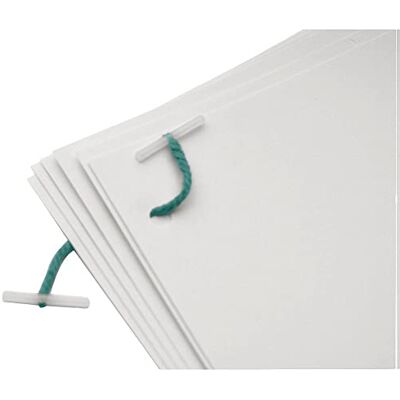 Q-Connect plast avslutad skattbricka 152 mm paket med 100 KF04575 Q-Connect plast avslutad skattbricka 152 mm paket med 100 KF04575
