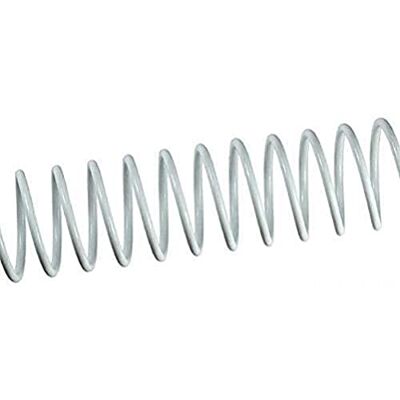 Fellowes 53150 – förpackning med 100 metallspiraler, 14 mm, vit Fellowes 53150 – förpackning med 100 metallspiraler, 14 mm, vit