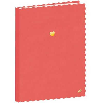 Quo Vadis Anteckningsbok fantasi rosa linjerade sidor 15 x 21 cm vitt Clairefontaine papper franskt tillverkat Quo Vadis Anteckningsbok fantasi rosa linjerade sidor 15 x 21 cm vitt Clairefontaine papper franskt tillverkat