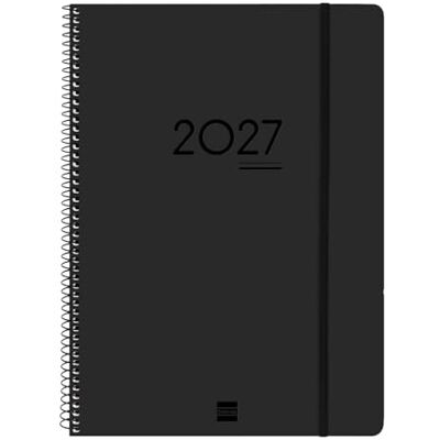 Finocam Ikon Weekly Planner 16-Month Weekly View Vertical Layout · September 2026 to December 2027 Black · International Week-to-view diary Finocam Ikon Weekly Planner 16-Month Weekly View Vertical Layout · September 2026 to December 2027 Black · International Week-to-view diary