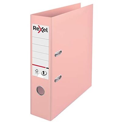 Rexel A4 Lever File 75 mm Apricot/Peach Rexel A4 Lever File 75 mm Apricot/Peach