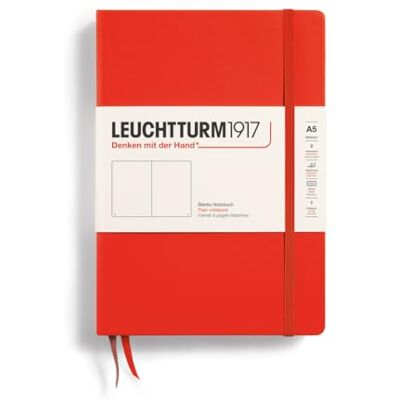LEUCHTTURM1917 369783 Notebook Medium (A5), inbunden, 251 numrerade sidor, hummer, enkel LEUCHTTURM1917 369783 Notebook Medium (A5), inbunden, 251 numrerade sidor, hummer, enkel