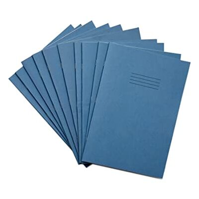 Rhino S10 A4 64 sidoträningsbok ljusblå (paket med 10) Rhino S10 A4 64 sidoträningsbok ljusblå (paket med 10)