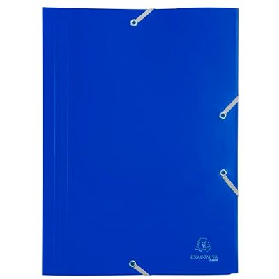 Exacompta Chemise a elastique 3 rabats polypropylene 4/10e opaque eco a4 Exacompta Chemise a elastique 3 rabats polypropylene 4/10e opaque eco a4